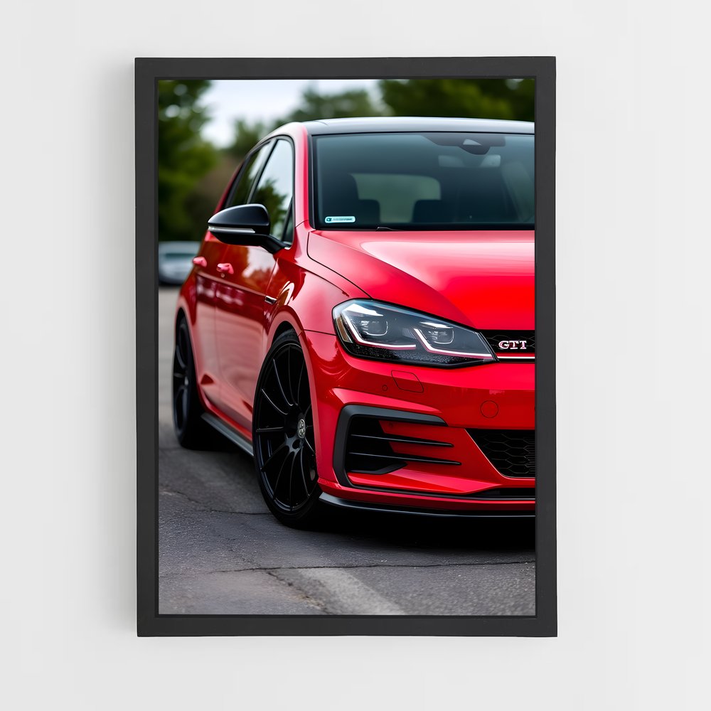 Poster GTI sur le Pavé – affiche Volkswagen (vue 2)
